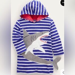 NWOT Mini Boden Appliqué Towelling Throw-on